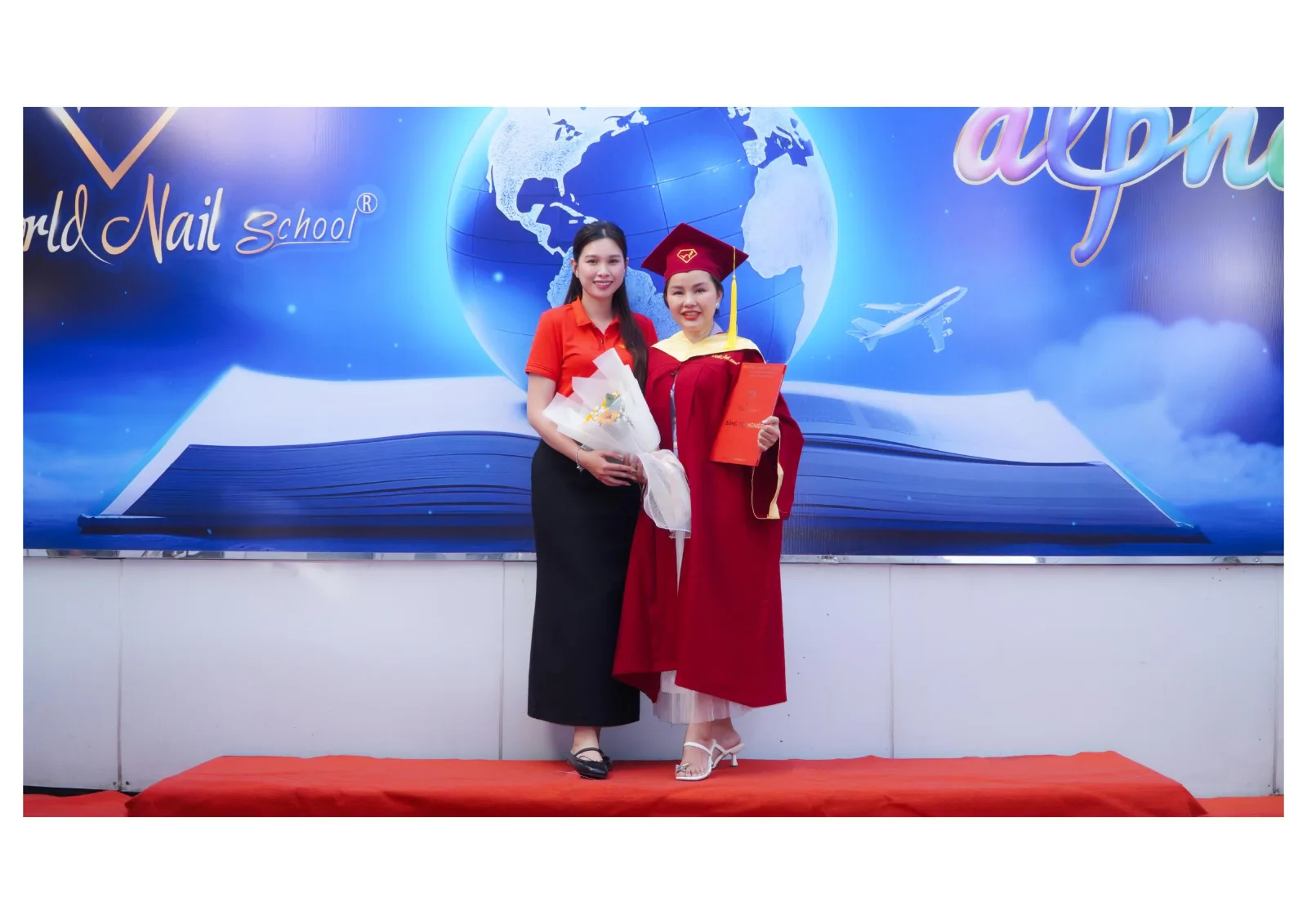 Lễ tốt nghiệp khóa học nail đi nước ngoài tại World Nail Alpha